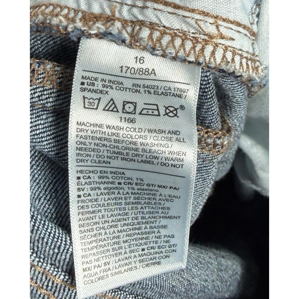 Old Navy Womens High-Rise Barrel Leg Jeans Dark Wash Denim Size 16 - Picture 6 of 6